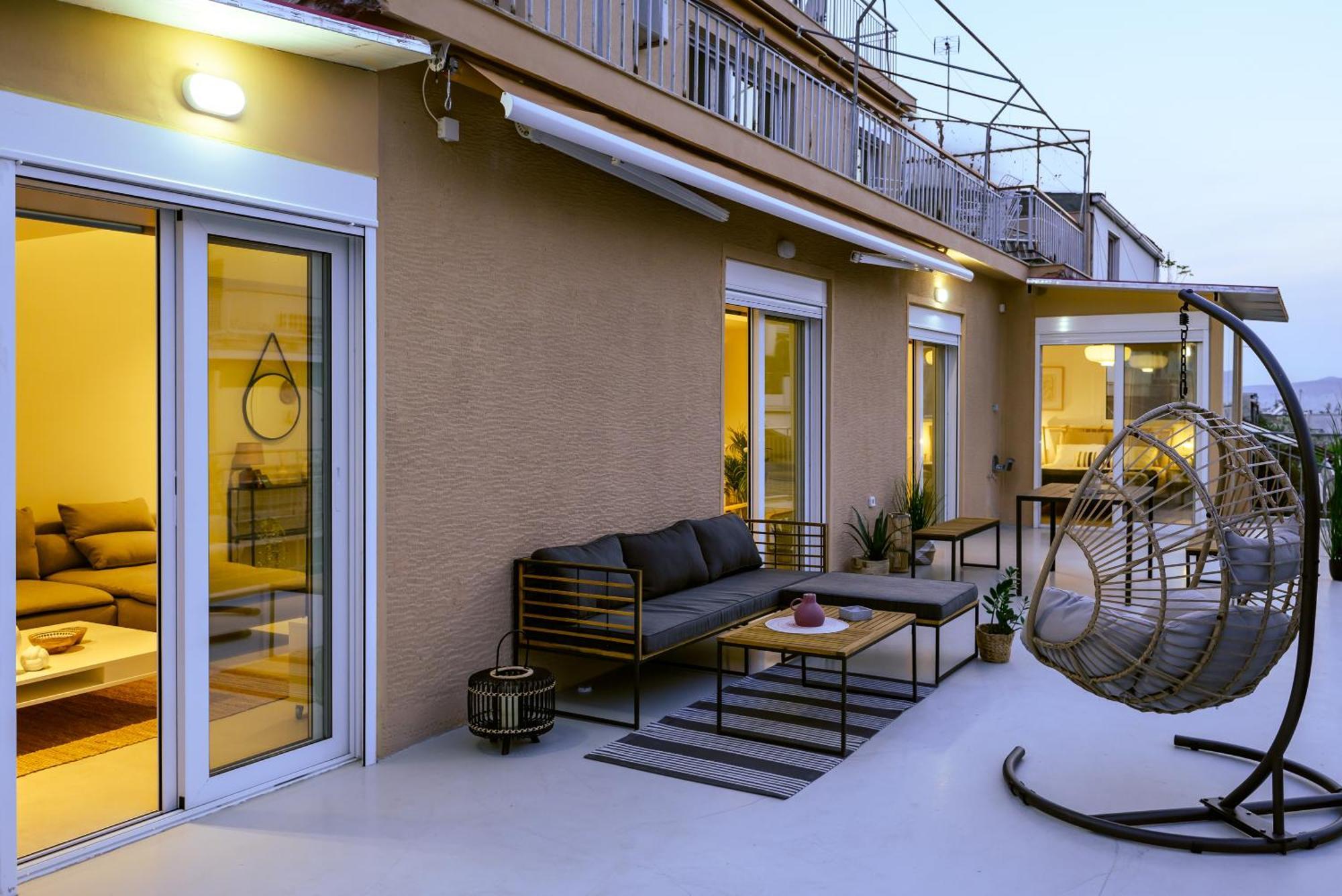 The H Experience - Urban 2Bd Rooftop Athens Center Bagian luar foto