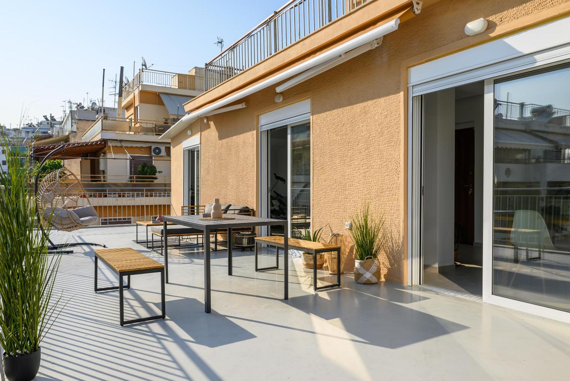 The H Experience - Urban 2Bd Rooftop Athens Center Bagian luar foto