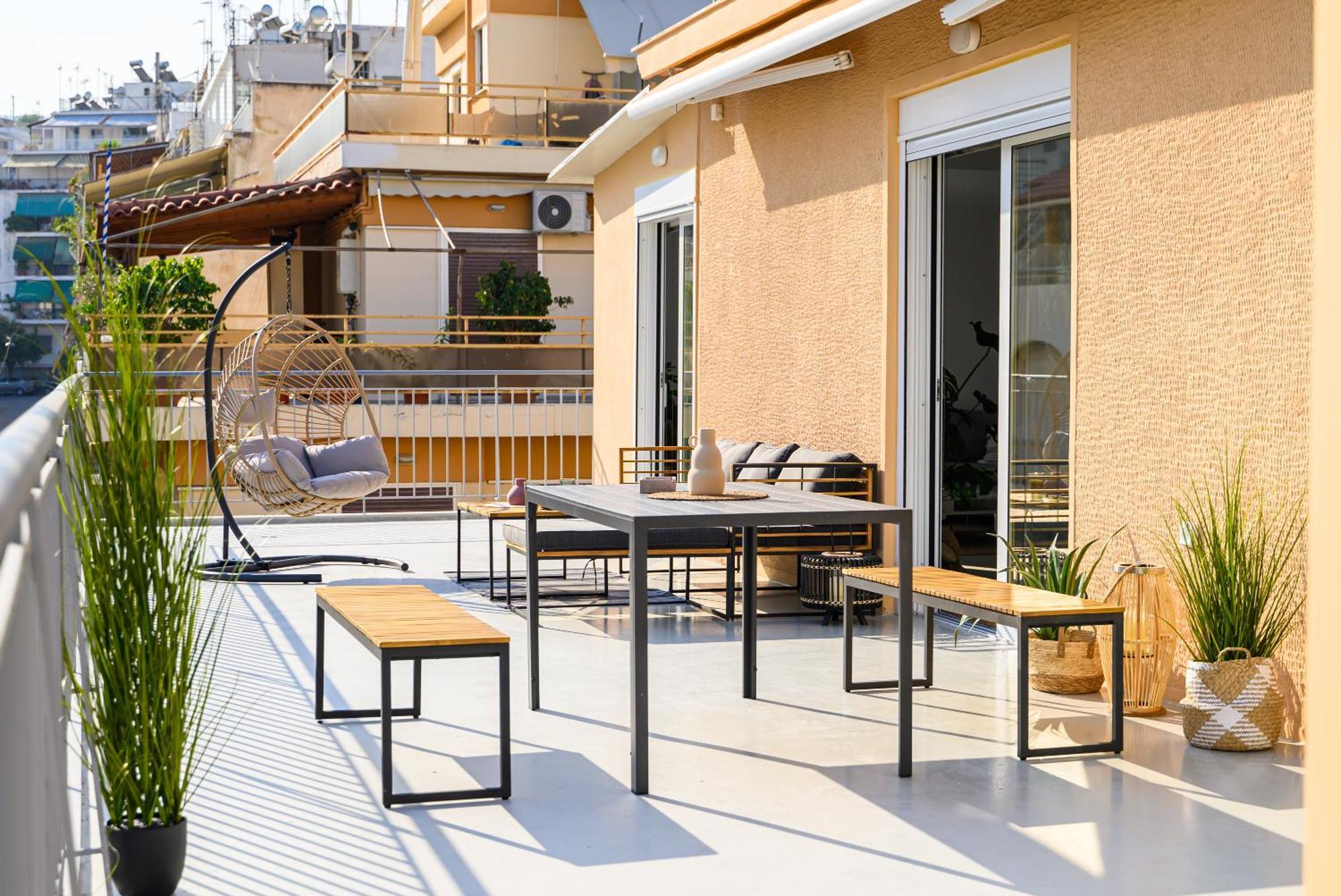 The H Experience - Urban 2Bd Rooftop Athens Center Bagian luar foto